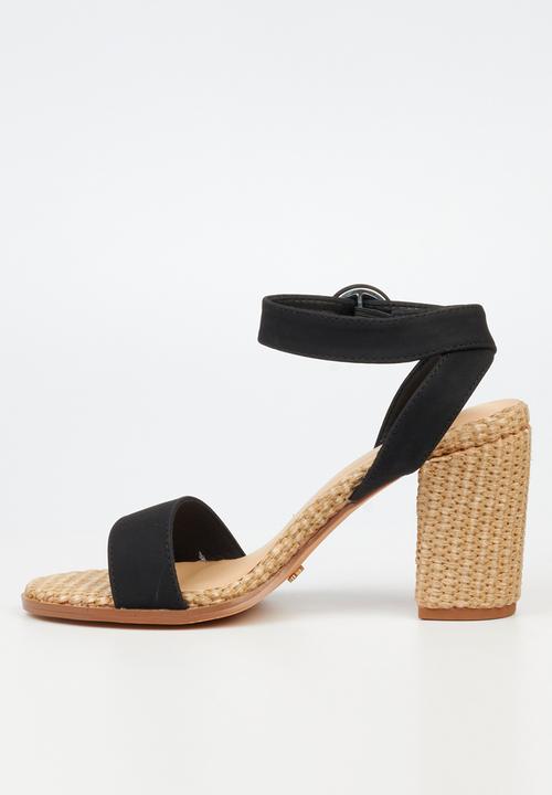 Butterfly Feet - Imogene 1 Open Toe Ankle Strap - Black