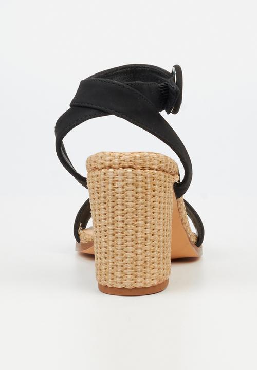 Butterfly Feet - Imogene 1 Open Toe Ankle Strap - Black