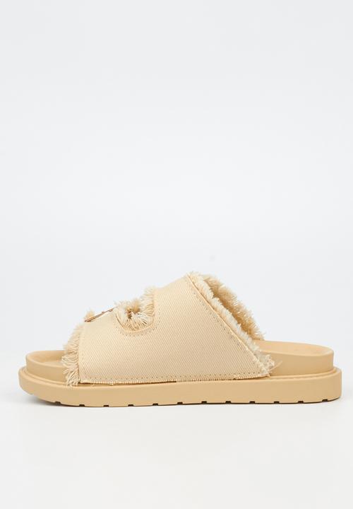 Butterfly Feet - Marina 1 Two Strap Slide - Neutral