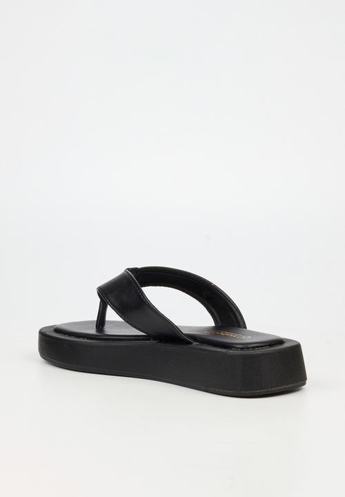 Viabeach - Coconut 30 Thick Toe Thong Sandal - Black