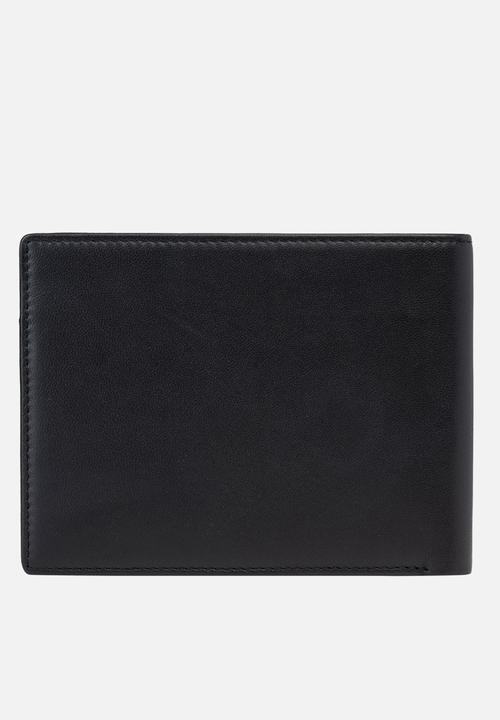 Replay - Sheep Plain Leather Wallet - Black