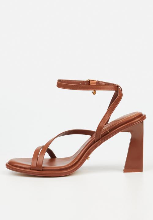 Miss Black - Nutella 1 comfort comfort sock thick heel - brown