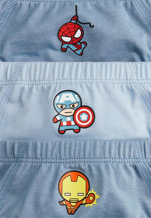 H&M - 5-Pack printed boys’ briefs - blue/the avengers 