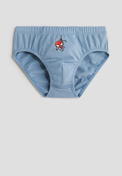 H&M - 5-Pack printed boys’ briefs - blue/the avengers 