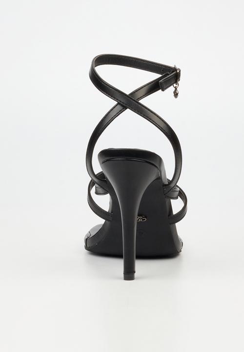 Miss Black - Razz 3 toe thong heel - black