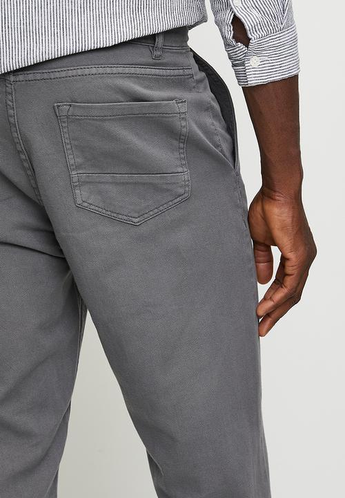 Brave Soul - Denim Loose Fit Jean - Grey Regular Length