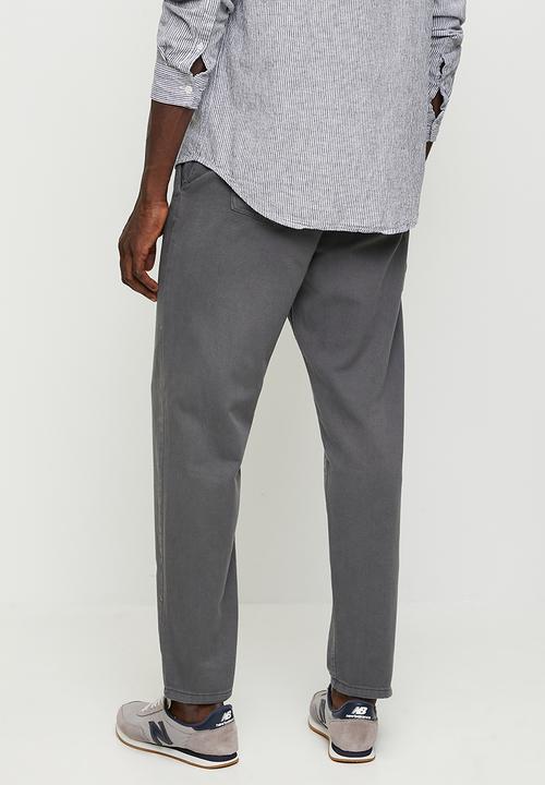 Brave Soul - Denim Loose Fit Jean - Grey Long Length