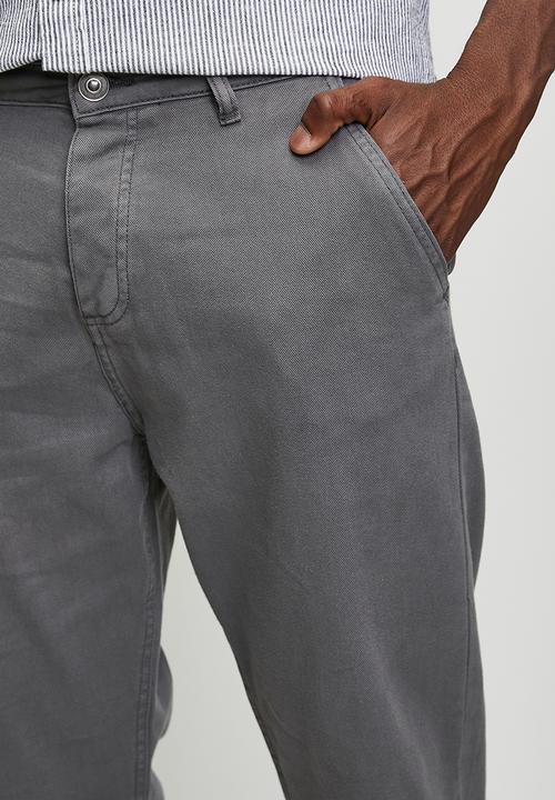 Brave Soul - Denim Loose Fit Jean - Grey Long Length