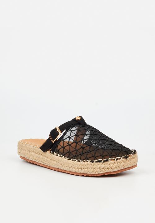 Viabeach - VALLEY 1 Mesh Rope Sandal - Black