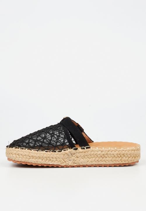 Viabeach - VALLEY 1 Mesh Rope Sandal - Black