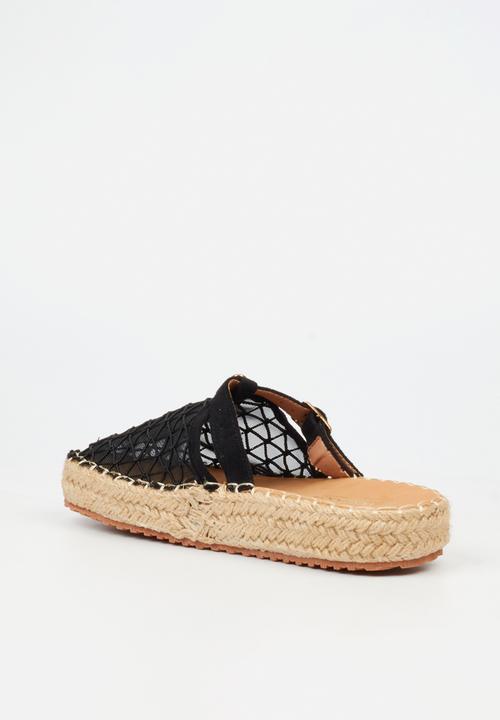 Viabeach - VALLEY 1 Mesh Rope Sandal - Black