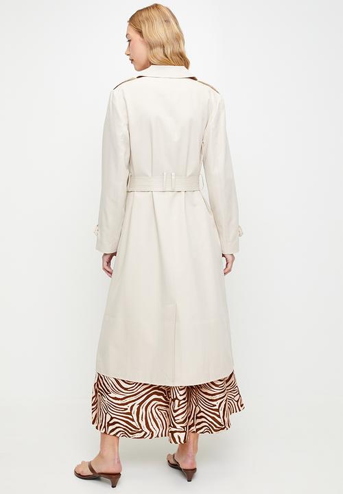 Pringle of Scotland - Jenna Trench Coat - Stone