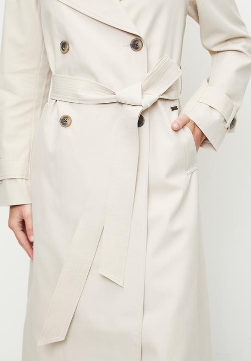 Pringle of Scotland - Jenna Trench Coat - Stone