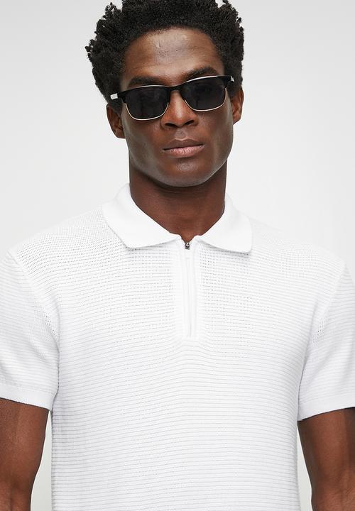 Levi’s® - Structure Zip Polo - Bright White