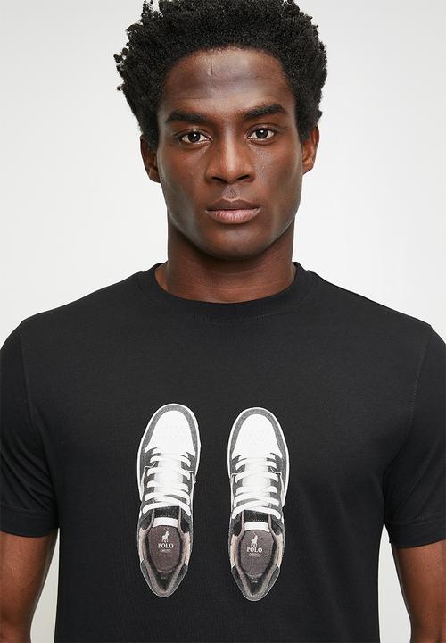 POLO - Thobile  pjc short sleeve sneaker logo tee - black