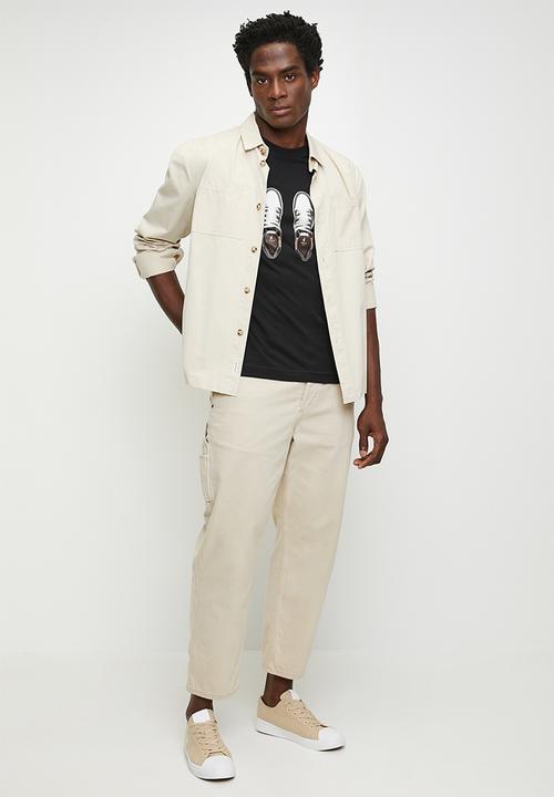 POLO - Thobile  pjc short sleeve sneaker logo tee - black