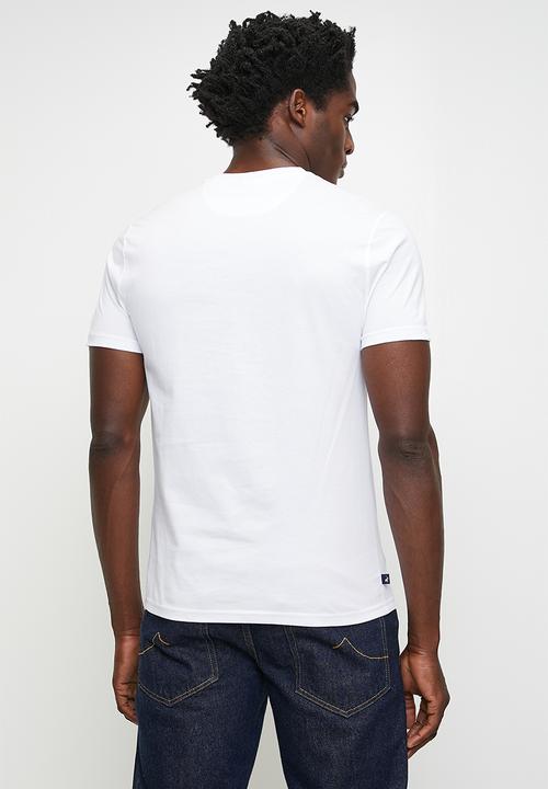 POLO - Everett crew neck hd printed short sleeve T-shirt - white