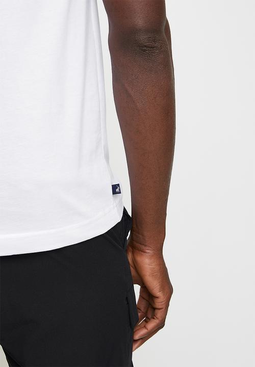 POLO - Danny  typography printed T-shirt - white