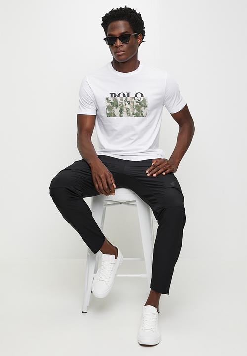 POLO - Danny  typography printed T-shirt - white