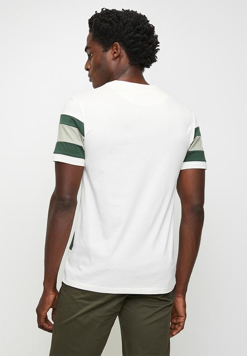 POLO - Brinley  stripe printed short sleeve T-shirt - green