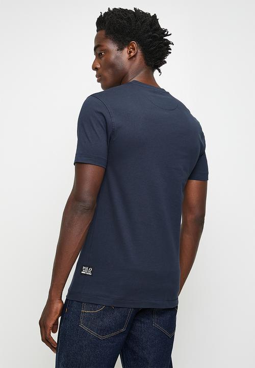 POLO - Dumi pjc short sleeve collegiate logo tee - navy