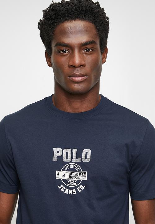 POLO - Dumi pjc short sleeve collegiate logo tee - navy