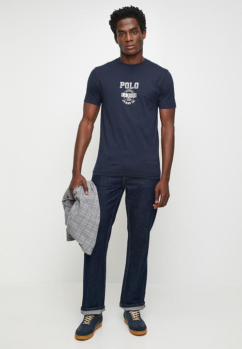 POLO - Dumi pjc short sleeve collegiate logo tee - navy