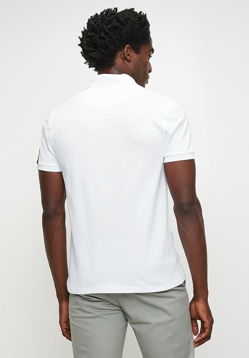 POLO - Bronwin active sleeve pony short sleeve golfer - white