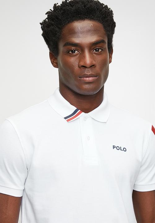 POLO - Bronwin active sleeve pony short sleeve golfer - white