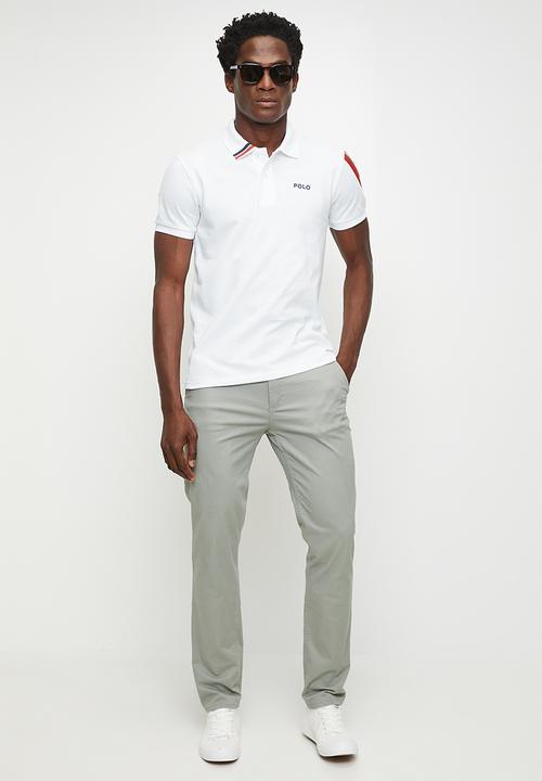 POLO - Bronwin active sleeve pony short sleeve golfer - white