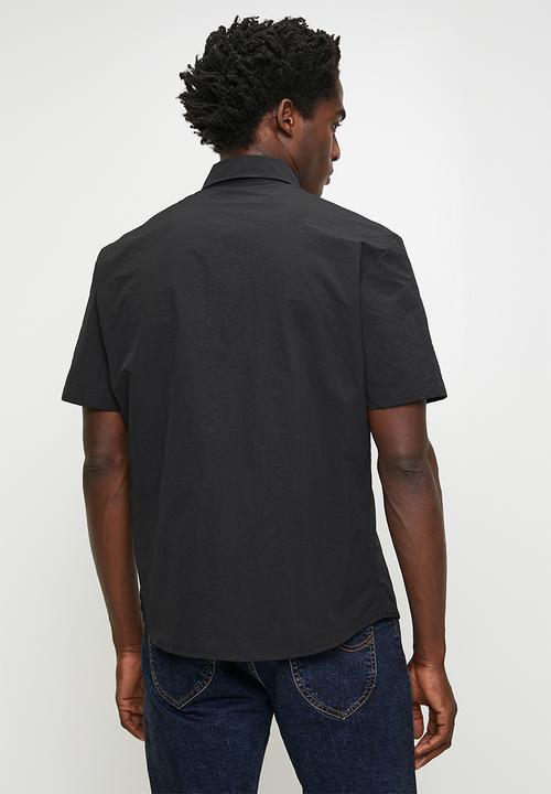 POLO - Basi pjc utility short sleeve shirt - black