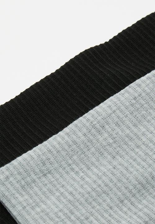 Pop Candy - Knit headband - grey/black