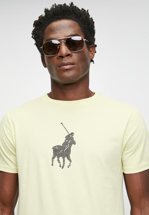 POLO - Ezekiel  hd print short sleeves T-shirt - yellow