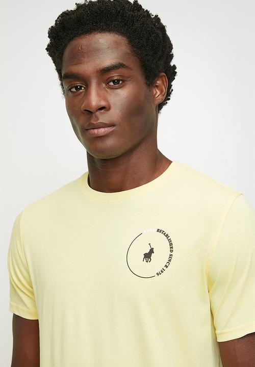 POLO - Eli logo short sleeve T-shirt - yellow