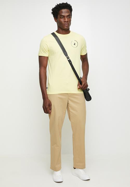 POLO - Eli logo short sleeve T-shirt - yellow