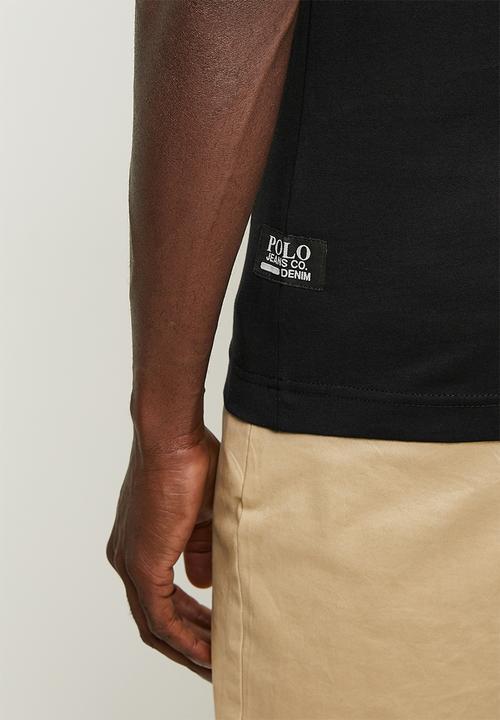POLO - Naledi pjc short sleeve fog logo tee - black