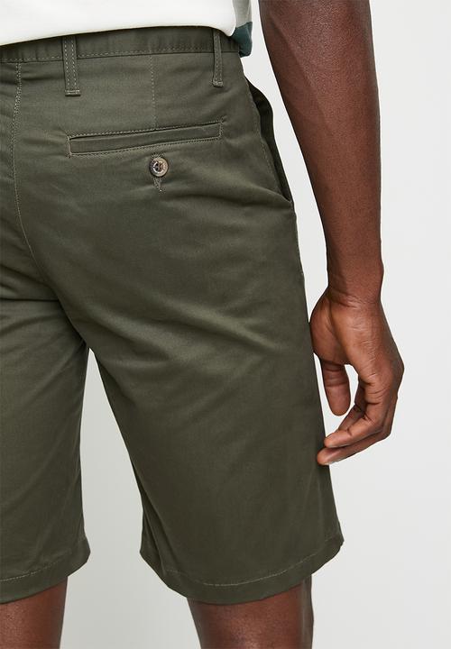 POLO - Ezra essential chino short - fatigue