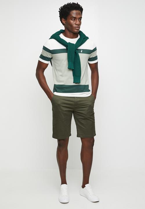 POLO - Ezra essential chino short - fatigue