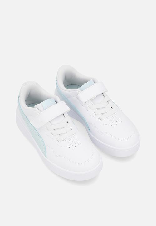 PUMA - Court Lally Ac+ Ps-Puma White-Peaceful Blue