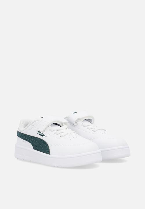 PUMA - Court Classic Clean Ac+ Inf-Puma White/Archive Green