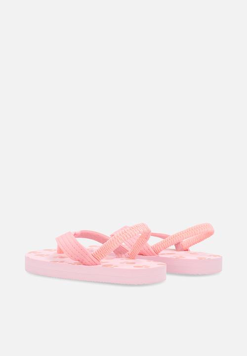 Pop Candy - Printed thong sandals - pink
