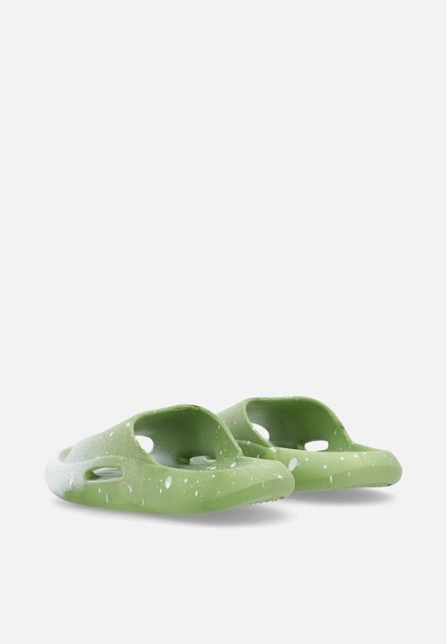 Pop Candy - Ombre slide sandals - green