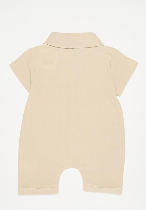 Pop Candy - Collared romper - neutral