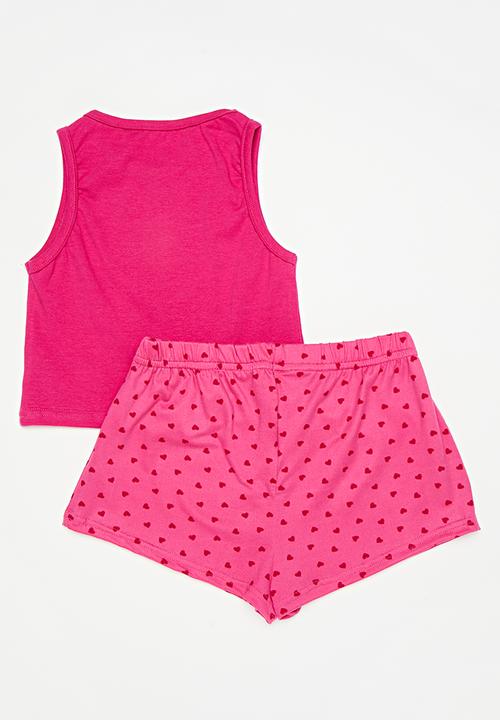 Pop Candy - PJ set - cerise/cerise