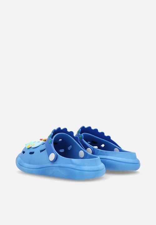 Pop Candy - Closed toe slides - royal blue