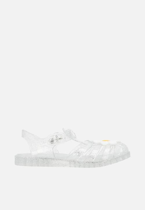 Pop Candy - Caged jelly sandals - clear