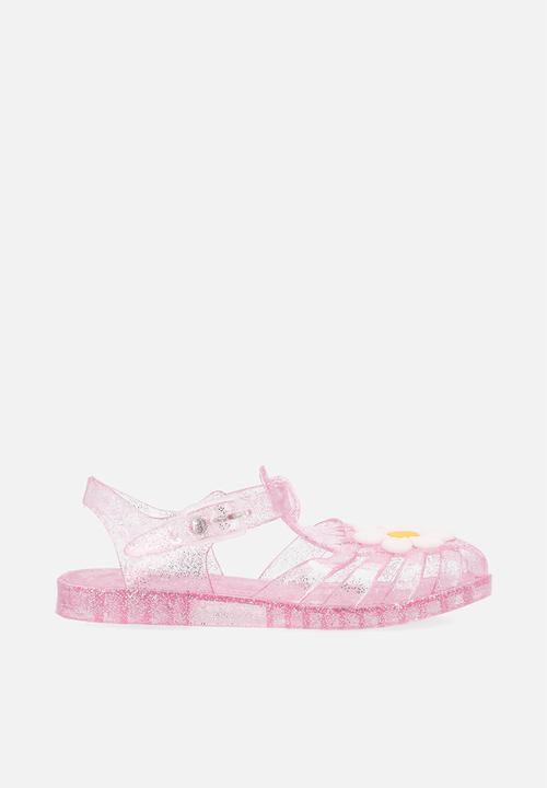 Pop Candy - Caged jelly sandals - transparent pink