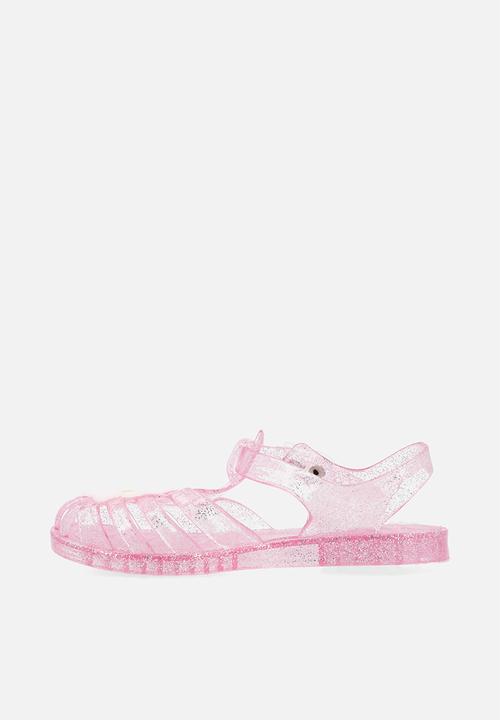 Pop Candy - Caged jelly sandals - transparent pink