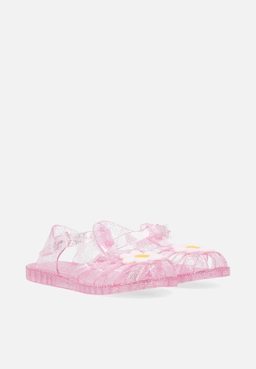 Pop Candy - Caged jelly sandals - transparent pink