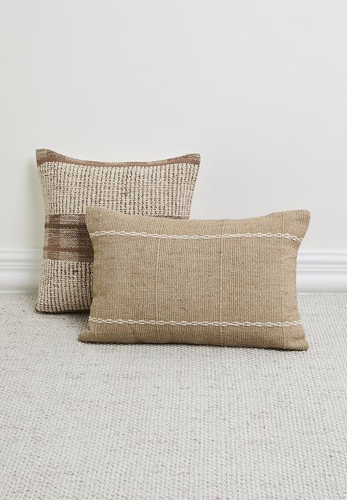 Sixth Floor - Saulo jute cushion cover - Natural